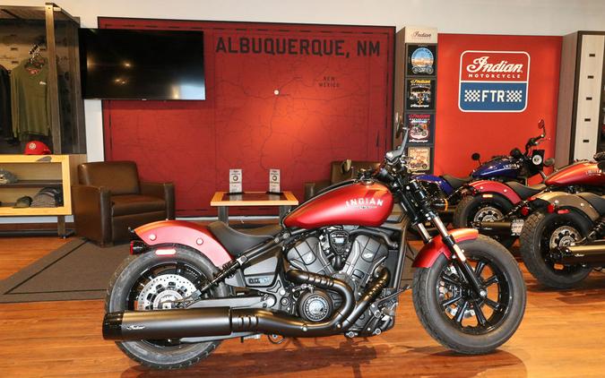 2025 Indian Motorcycle® Scout® Bobber Limited +Tech Sunset Red Smoke
