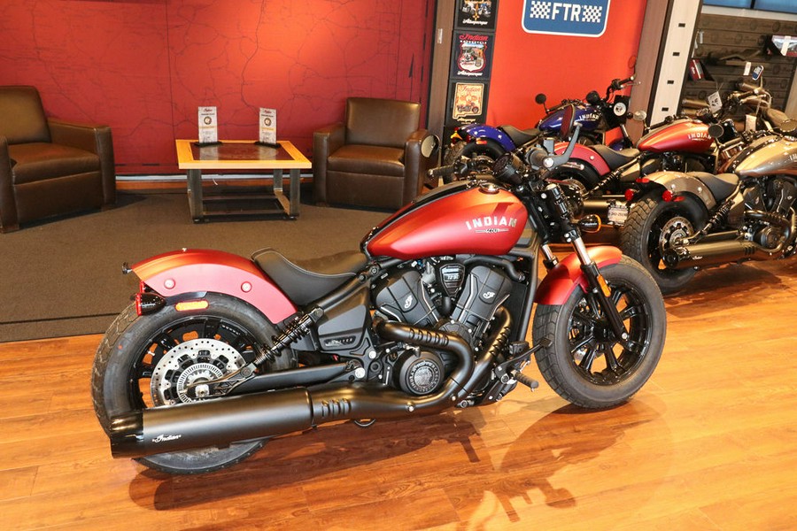 2025 Indian Motorcycle® Scout® Bobber Limited +Tech Sunset Red Smoke