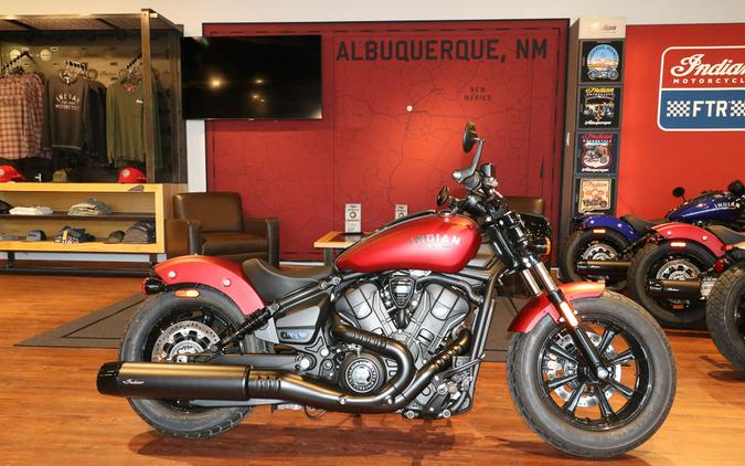 2025 Indian Motorcycle® Scout® Bobber Limited +Tech Sunset Red Smoke
