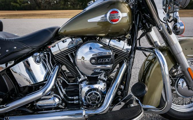 Used 2016 Harley-Davidson Heritage Softail Classic FLSTC Motorcycle For Sale In Florence, SC
