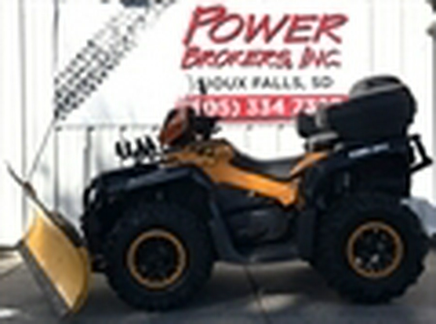 2015 CAN-AM OUTLANDER 800R XTP W/ PLOW