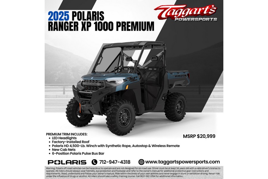 2025 Polaris Industries Ranger XP® 1000 Premium