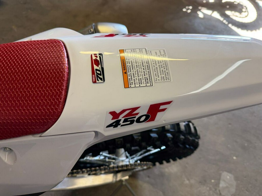 2026 Yamaha YZ 450F 70th Anniversary Edition