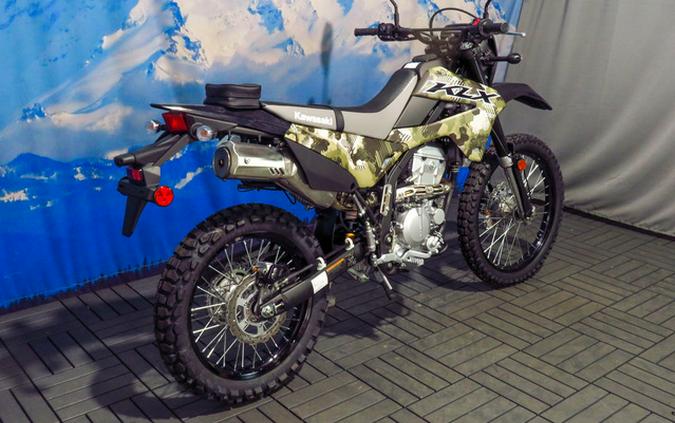 2026 Kawasaki KLX300 Cypher Camo Beige