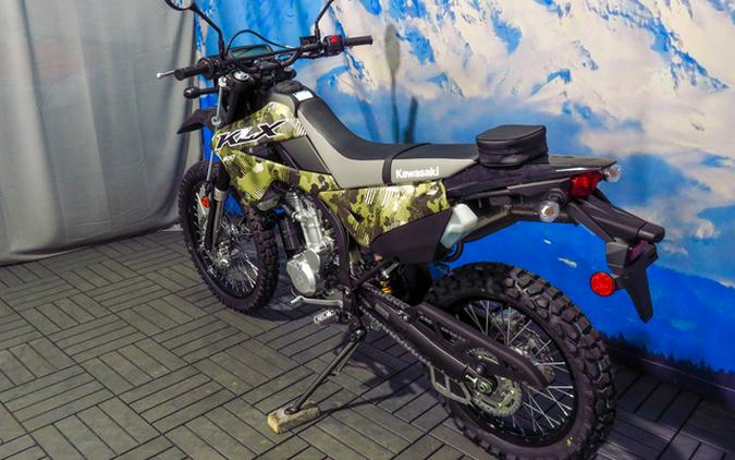 2026 Kawasaki KLX300 Cypher Camo Beige