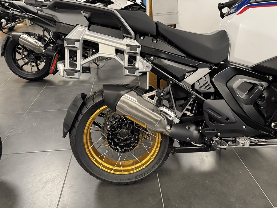 New 2026 BMW R1300GSA GS Trophy with Gold Cross Spoke Wheels