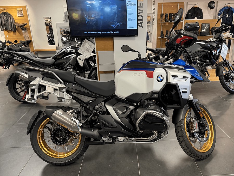 New 2026 BMW R1300GSA GS Trophy with Gold Cross Spoke Wheels