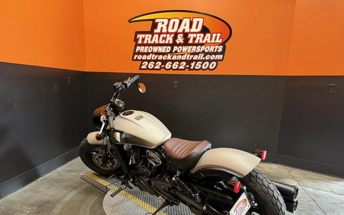 2023 Indian Scout Bobber ABS Silver Quartz Smoke