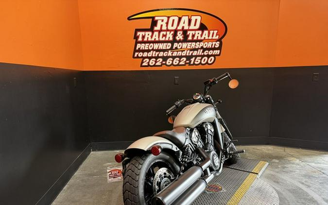 2023 Indian Scout Bobber ABS Silver Quartz Smoke