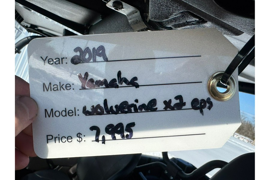 2019 Yamaha WOLVERINE X2 850 EPS