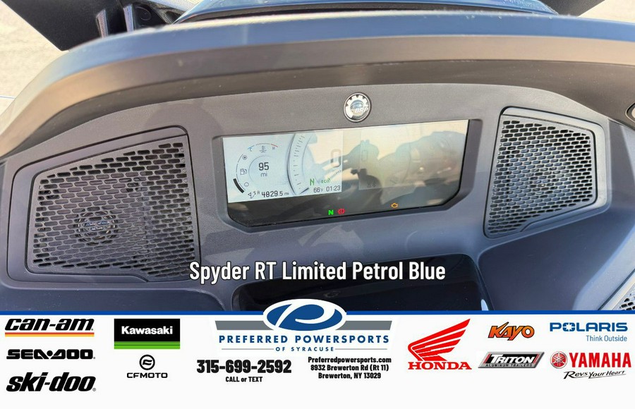 2023 Can-Am Spyder RT Limited Petrol Blue