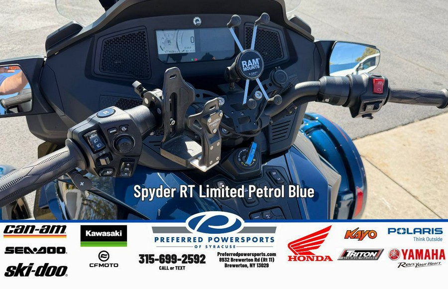 2023 Can-Am Spyder RT Limited Petrol Blue
