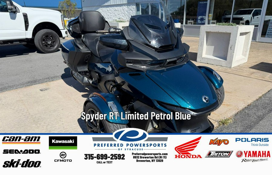 2023 Can-Am Spyder RT Limited Petrol Blue