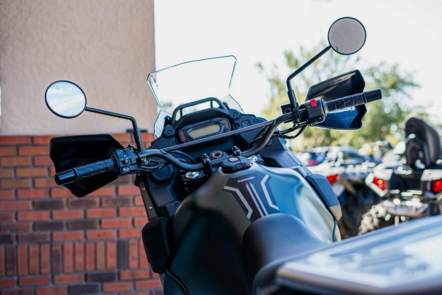 2025 Kawasaki KLR®650 S Metallic Matte Old School Green