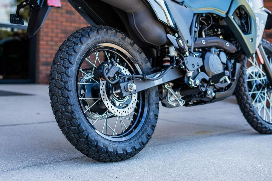 2025 Kawasaki KLR®650 S Metallic Matte Old School Green