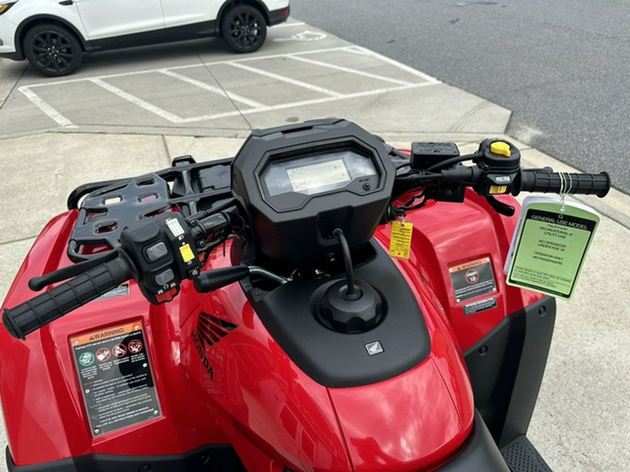 2024 Honda Fourtrax Rubicon 4X4 Automatic Avenger Red