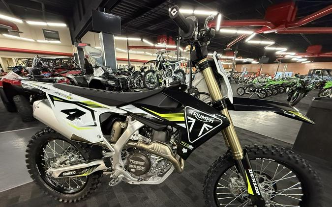 2025 Triumph TF 450-RC Edition Jet Black/Pure White
