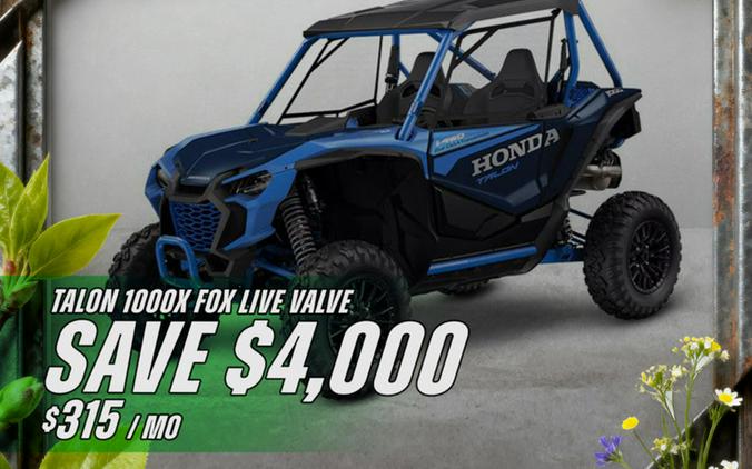 2025 Honda® Talon 1000X FOX Live Valve