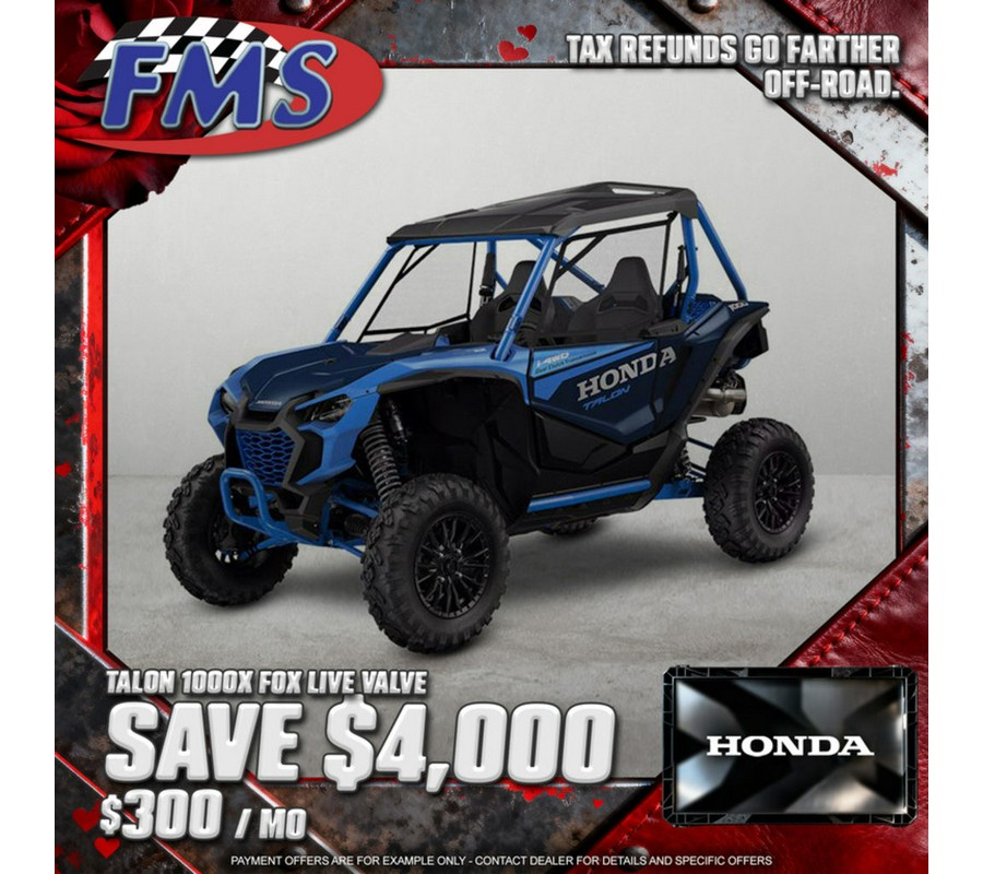 2025 Honda® Talon 1000X FOX Live Valve