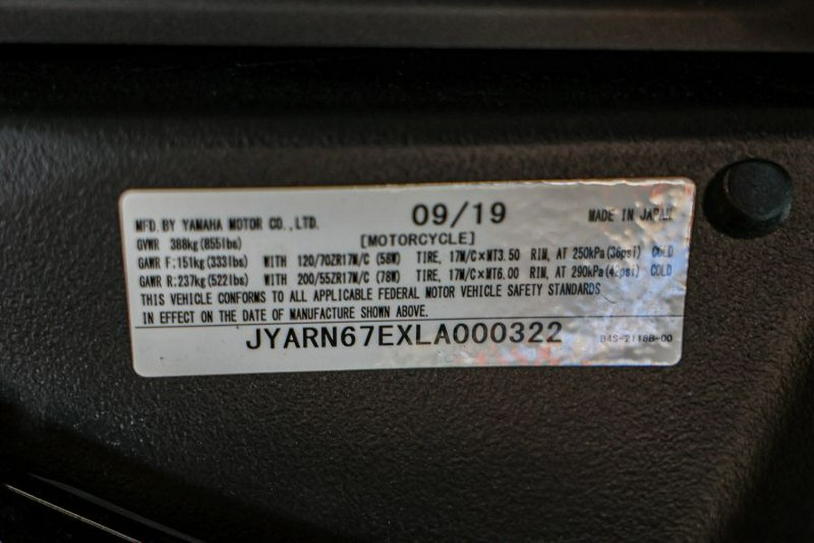 2020 Yamaha YZF-R1M