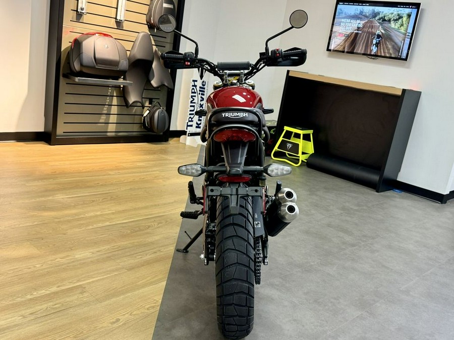 2024 Triumph Scrambler 400 X Carnival Red / Phantom Black