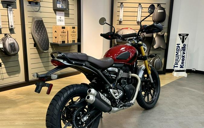 2024 Triumph Scrambler 400 X Carnival Red / Phantom Black