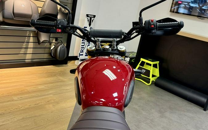 2024 Triumph Scrambler 400 X Carnival Red / Phantom Black