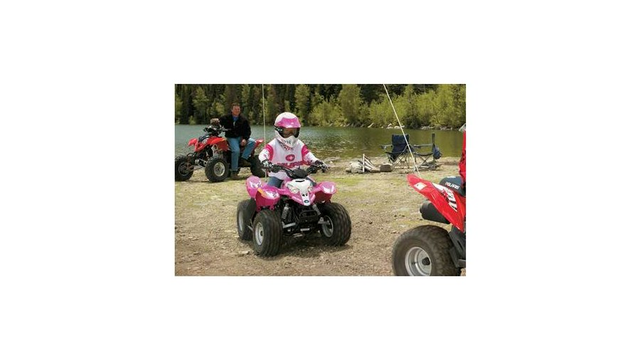 2008 Polaris Industries OUTLAW 50,PINK