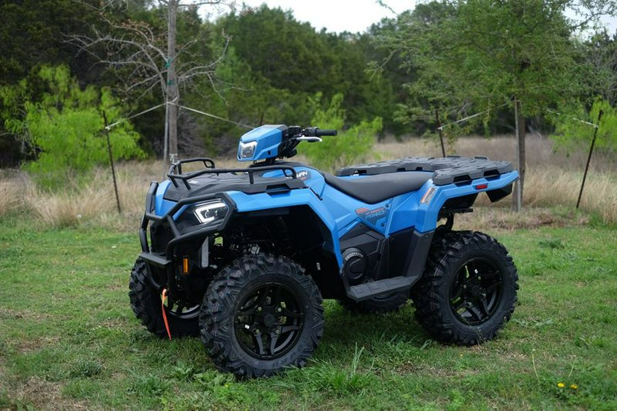 New 2024 POLARIS SPORTSMAN 570 TRAIL ELECTRIC BLUE