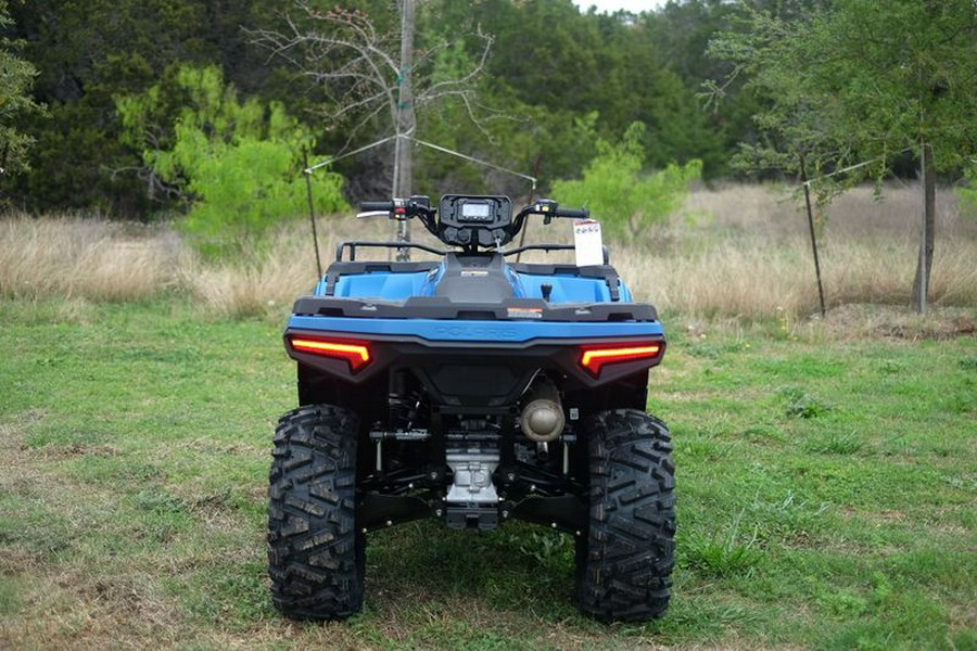 New 2024 POLARIS SPORTSMAN 570 TRAIL ELECTRIC BLUE