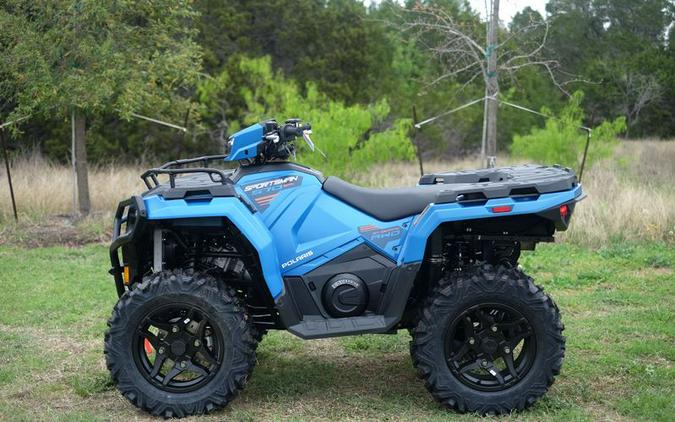 New 2024 POLARIS SPORTSMAN 570 TRAIL ELECTRIC BLUE