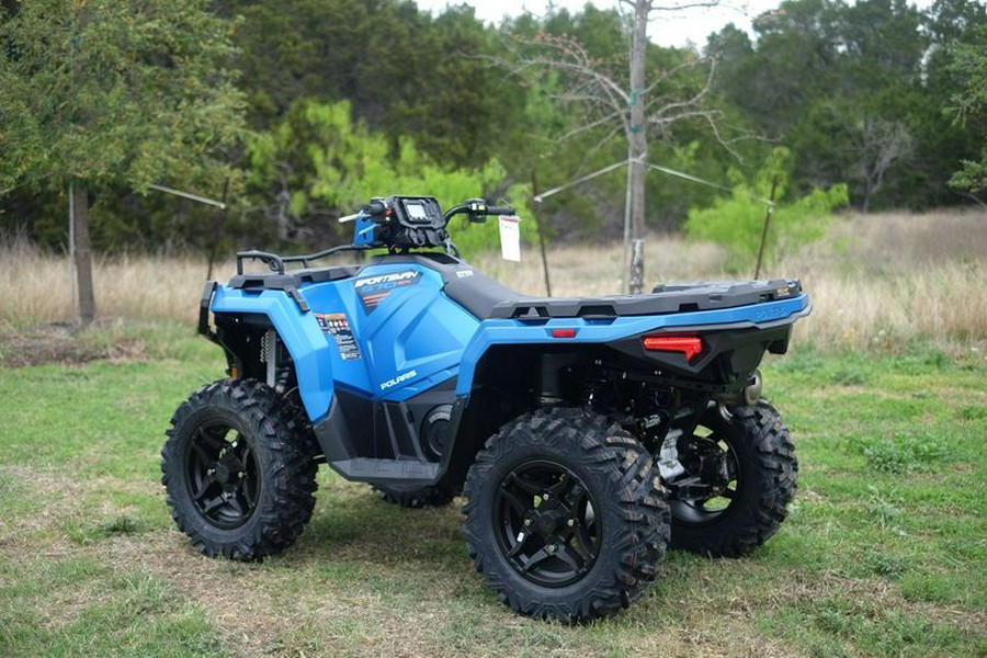 New 2024 POLARIS SPORTSMAN 570 TRAIL ELECTRIC BLUE