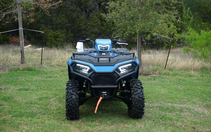 New 2024 POLARIS SPORTSMAN 570 TRAIL ELECTRIC BLUE