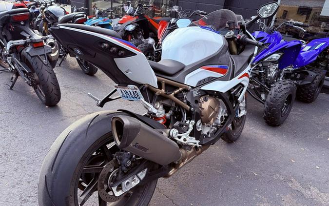 2022 BMW S 1000 RR Light White Racing Blue Racing Red