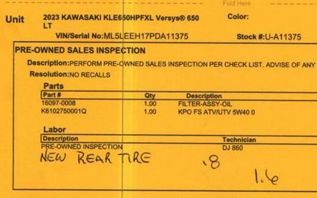 2023 Kawasaki Versys® 650 LT