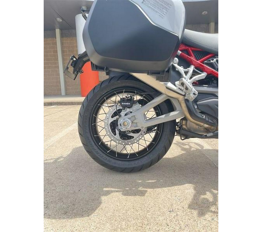 2023 Ducati Multistrada V4S Iceberg White - Spoked Wheels