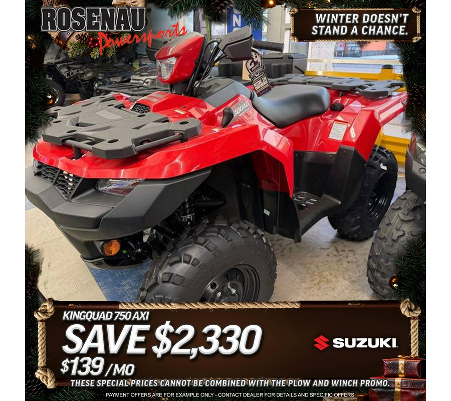 2025 Suzuki KingQuad 750 AXi