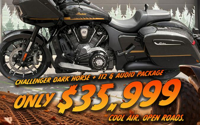 2026 Indian Motorcycle Challenger Dark Horse + 112 & Audio Package BLACK METALLIC / BLACK CRYSTAL - 45592