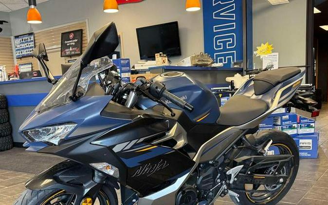 2023 Kawasaki Ninja® 400 ABS Metallic Magnetic Dark Gray/Twilight Blue