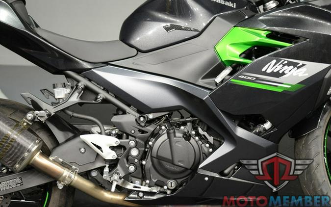 2023 Kawasaki Ninja 400 Matrix Camo Gray/Metallic Matte Carbon