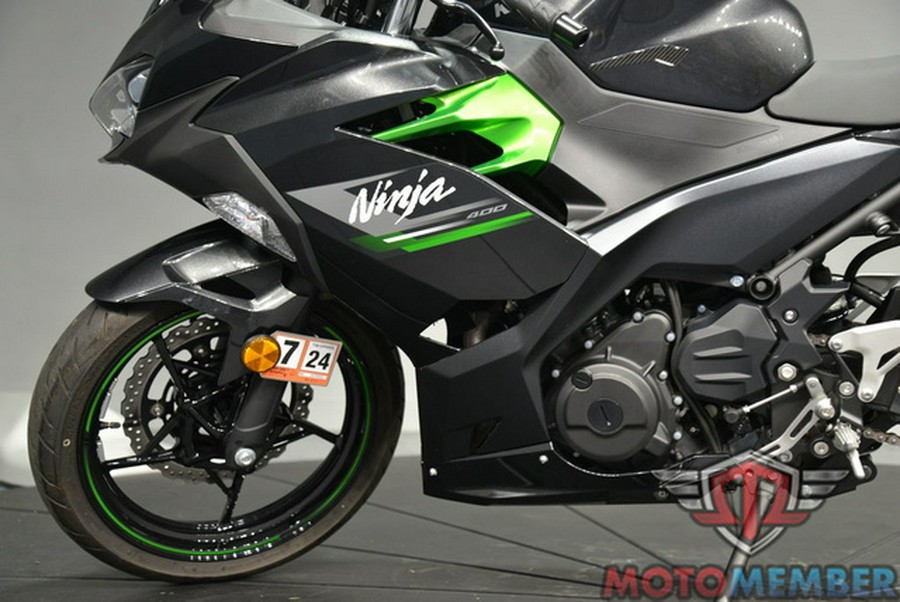 2023 Kawasaki Ninja 400 Matrix Camo Gray/Metallic Matte Carbon