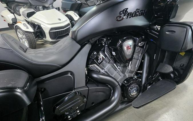 2026 Indian Pursuit Dark Horse 112 W/ Powerband Audio Black Smoke