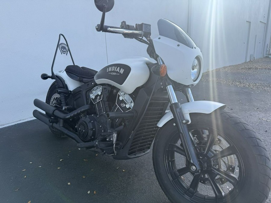 2019 Indian Motorcycle Scout Bobber ABS White Smoke