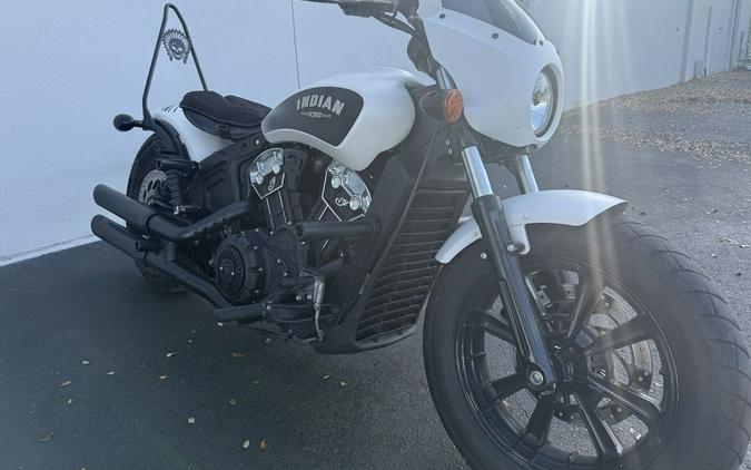 2019 Indian Motorcycle Scout Bobber ABS White Smoke