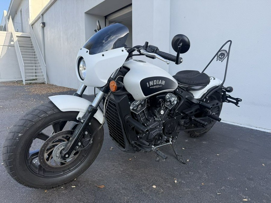 2019 Indian Motorcycle Scout Bobber ABS White Smoke