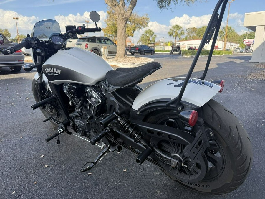 2019 Indian Motorcycle Scout Bobber ABS White Smoke