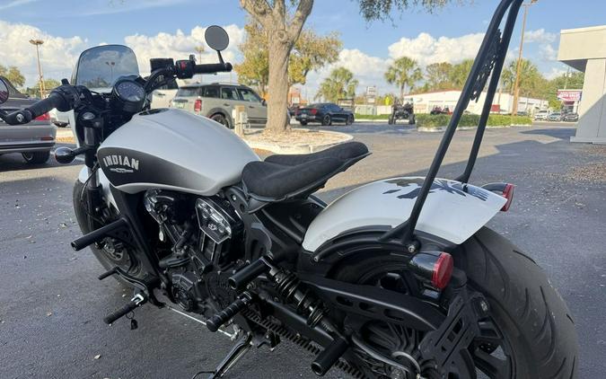 2019 Indian Motorcycle Scout Bobber ABS White Smoke