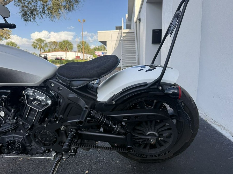 2019 Indian Motorcycle Scout Bobber ABS White Smoke