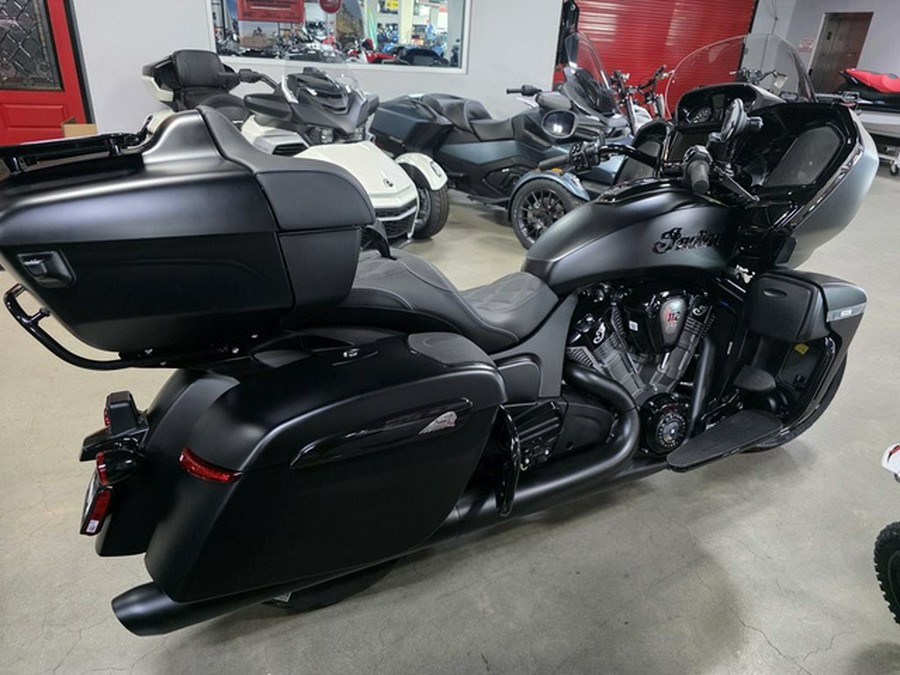 2026 Indian Pursuit Dark Horse 112 W/ Powerband Audio Black Smoke
