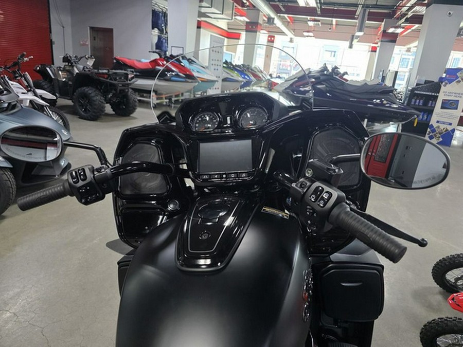 2026 Indian Pursuit Dark Horse 112 W/ Powerband Audio Black Smoke